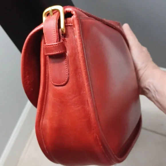 VINTAGE COACH  'NYC' EARLY 80'S SADDLERY BAG - Picture 14 of 17